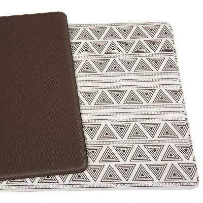 World Rug Gallery Boho Geometric Anti-Fatigue Standing Mat - Image 3