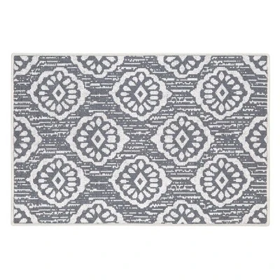Sussexhome Flower Collection Cotton Heavy Duty Low Pile Area Rug , 2' X 3' - Image 8