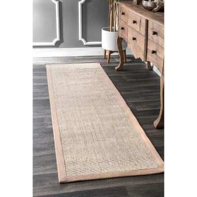 NuLOOM Bordered Maryjo Sisal Area Rug