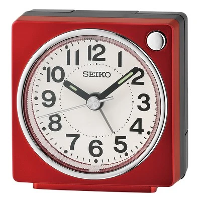 Seiko 2.6" Fuji Dark Bedside Alarm Clock - Image 6