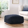 Square Stene Boho Handcrafted Tufted Fabric Pouf - Christopher Knight Home