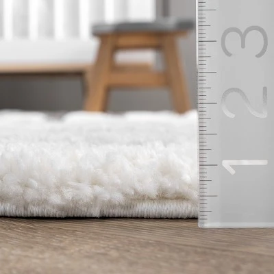 NuLOOM Bristol High-Low Geometric Tassel Area Rug - Image 2