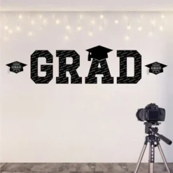 Big Dot Of Happiness Graduation Cheers Party Decor - Vinyl Wall Decals - Grad