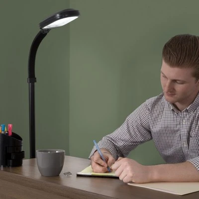 Hastings Home Adjustable Floor Lamp – 6ft Full Spectrum Natural Sunlight Lamp With Bendable Neck - Image 4