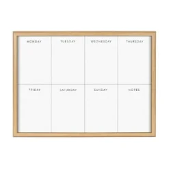 18" X 24" Blake This Week Framed Printed Glass By The Creative Bunch Studio Natural - Kate & Laurel All Things Decor