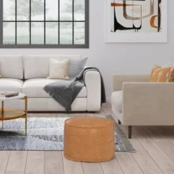 20" Wendal Round Pouf - WyndenHall