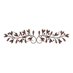 Traditional Metal Leaf Floral Wall Decor - Olivia & May