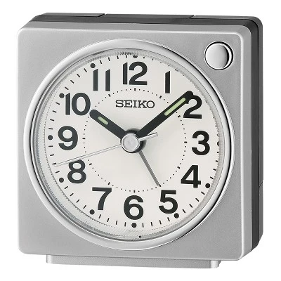 Seiko 2.6" Fuji Dark Bedside Alarm Clock - Image 7