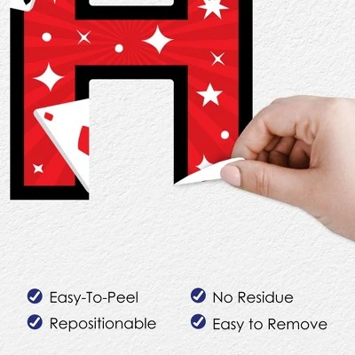 Big Dot Of Happiness Ta-Da, Magic Show - Peel And Stick Magical Birthday Party Large Banner Wall Decals - Happy Birthday - Image 3