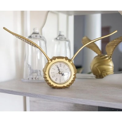 Ukonic Harry Potter Golden Snitch Replica Resin Desk Clock | 9 X 18 Inches - Image 5