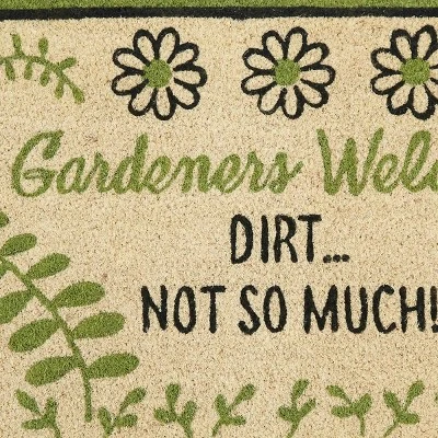 Geranium Floral Gardener's Welcome Doormat - Image 2