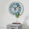 Metal Anchor Wall Clock White - Olivia & May