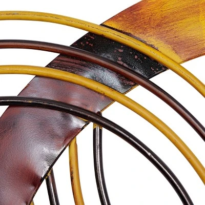 Modern Metal Abstract Wall Decor - Olivia & May - Image 6