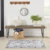 Nourison Washables Contemporary Floral Indoor Non-Skid Area Rug