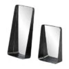 Set Of 2 Dagney Decorative Mirrors With Shelves Black - Aiden Lane