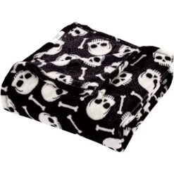 Extra Cozy And Comfy Microplush Throw Blanket (50"x60") - Skull & Bones