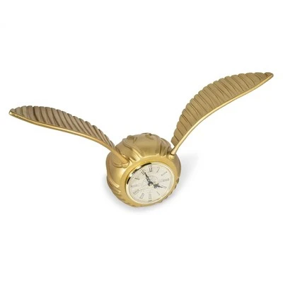 Ukonic Harry Potter Golden Snitch Replica Resin Desk Clock | 9 X 18 Inches