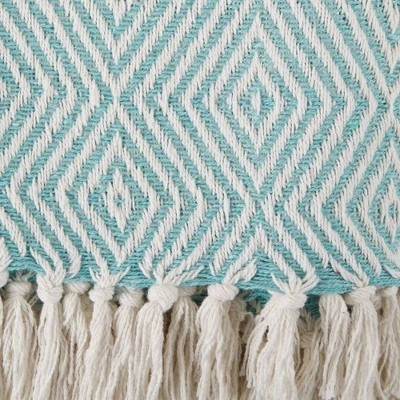 50"x60" Diamond Geometric Throw Blanket - Design Imports - Image 2