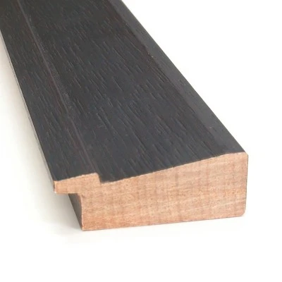 40" X 28" Beveled Romano Espresso Narrow Wood Wall Mirror - Amanti Art