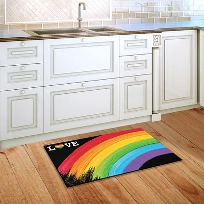 Rainbow Love Doormat Pride 30" X 18" Briarwood Lane - Image 3