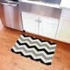 FlorArt Chevron Low Profile Machine Washable Kitchen Mat - Bungalow Flooring