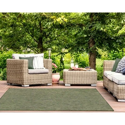 Liora Manne Carmel Indoor/Outdoor Rug Green - Image 5