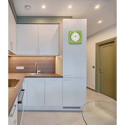 9" Square Retro Wall Clock - Infinity Instruments - Image 5