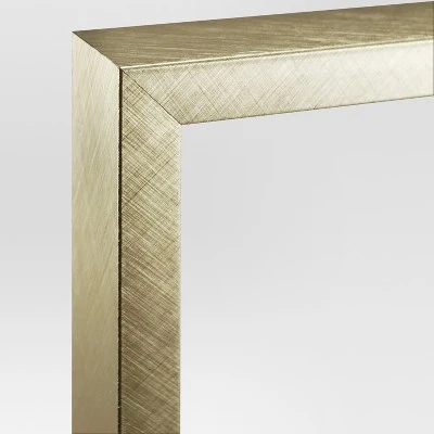 8" X 10" Float Thin Metal Gallery Frame Brass - Project 62™ - Image 2