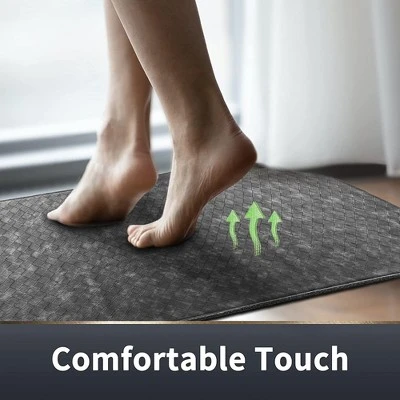 J&V TEXTILES Chess Embossed Anti-Fatigue Kitchen Floor Mat - Image 3