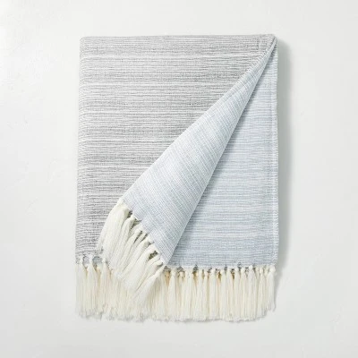 Faded Pin Stripe Gauze-Woven Throw Blanket - Hearth & Hand™ With Magnolia - Image 4