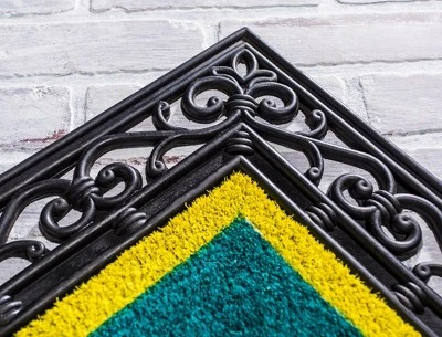 Evergreen Dallas Cowboys Indoor Outdoor Coir DoorMat - 1'4"x2'4" Black - Image 2