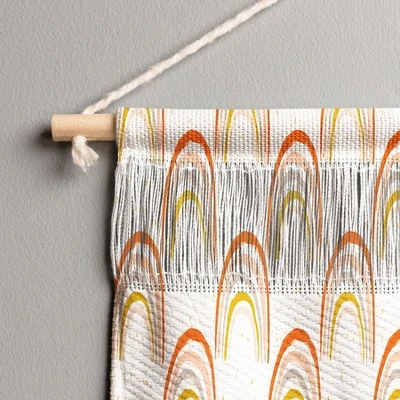 Alison Janssen Rainbow Power Fiber Wall Hanging - Society6 - Image 2