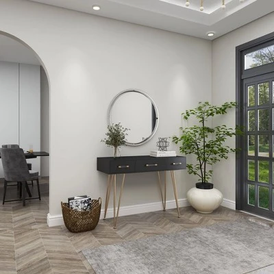 Contemporary Metal Wall Mirror Silver - Olivia & May - Image 12