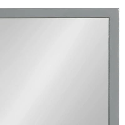 24" X 36" Travis Framed Decorative Wall Mirror Gray - Kate & Laurel All Things Decor - Image 2