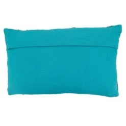 Saro Lifestyle Striped Chindi Decorative Pillow Cover