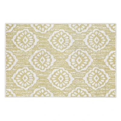 Sussexhome Flower Collection Cotton Heavy Duty Low Pile Area Rug , 2' X 3' - Image 7