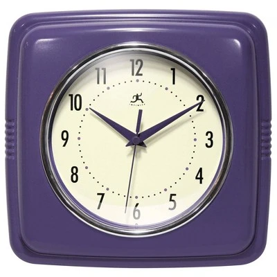 9" Square Retro Wall Clock - Infinity Instruments - Image 9