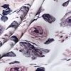50"x70" Oversized Lively Rose Plush Throw Blanket Purple/Pink - VCNY Home