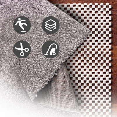 Nevlers Non-Slip Rug Pad 5'x8' - White - Image 6