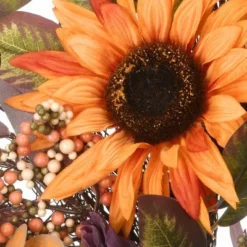 National Tree Company 30" Harvest Sunflowers Wreath