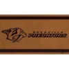 Evergreen Nashville Predators Logo Turf Mat, Brown- 28 X 16 Inches Indoor Outdoor Doormat
