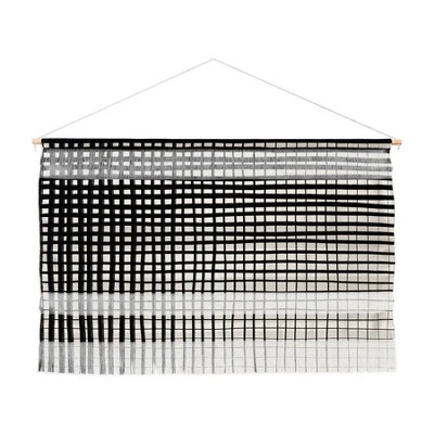 Alisa Galitsyna Hand Drawn Grid Fiber Wall Art - Society6 - Image 3