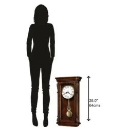 Howard Miller 625378 Howard Miller Henderson Wall Clock 625378 Hampton Cherry