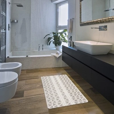 World Rug Gallery Boho Geometric Anti-Fatigue Standing Mat - Image 7