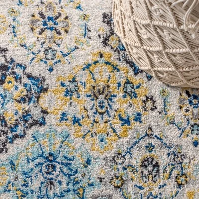 Modern Persian Boho Vintage Trellis Area Rug - JONATHAN Y - Image 4