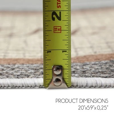 Sussexhome Non Skid Cotton Washable Laundry Room Runner Rug, 20" X 59" - Image 8