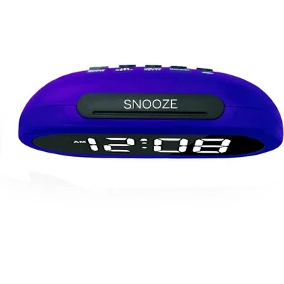 Riptunes Digital Alarm Clock With 5 Alarm Sounds - Blue - Image 2