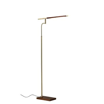 50.5" X 62.5" 3-way Barrett Floor Lamp (Includes LED Light Bulb) Brass - Adesso - Image 6