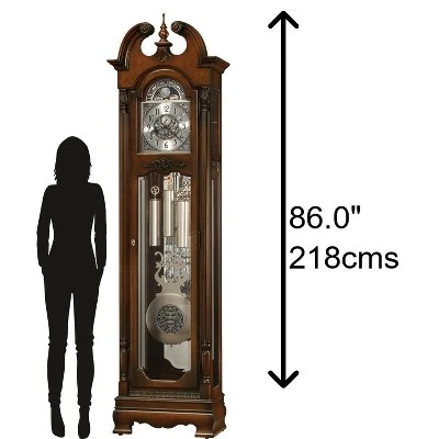 Howard Miller 611244 Howard Miller Grayland Floor Clock 611244 Hampton Cherry - Image 2