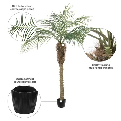 Vickerman Artificial Potted Pheonix Palm Tree - Image 5